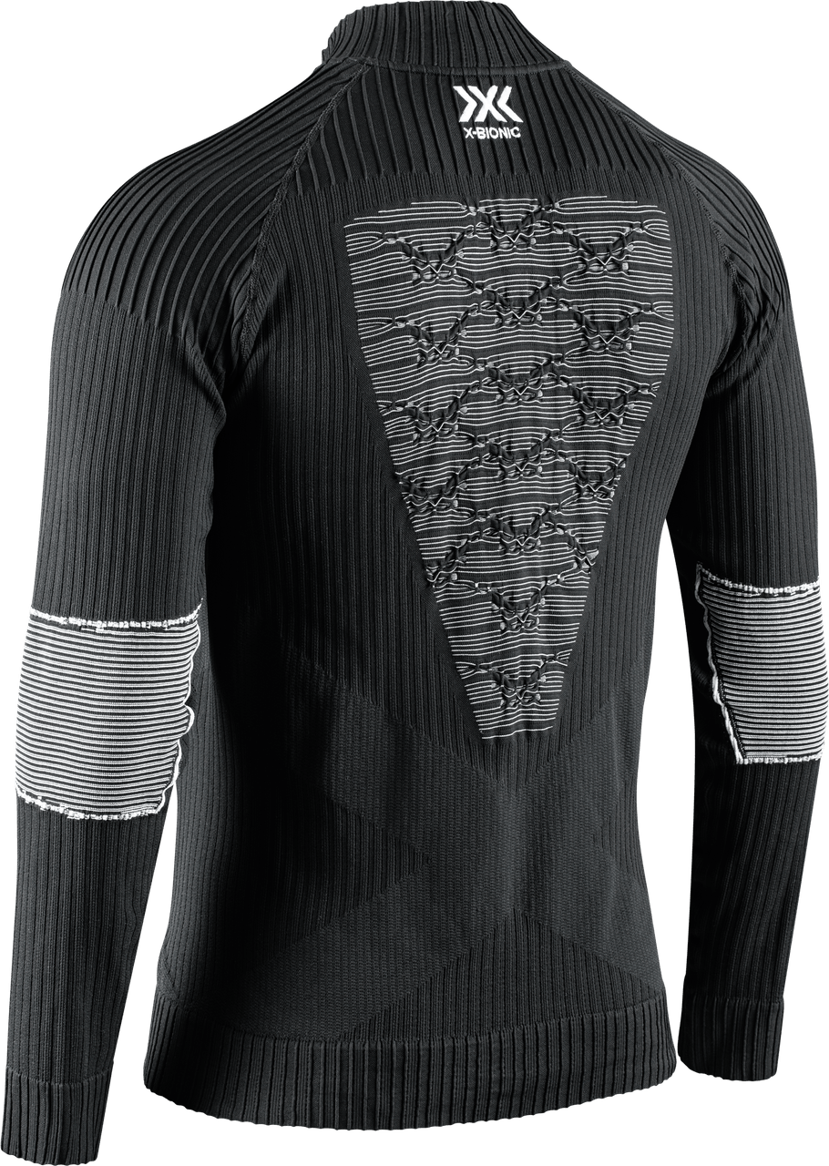 X-BIONIC ENERGY ACCUMULATOR 4.0 TRANSMISSION LAYER FULL ZIP MEN - Opal Black Arctic White - Midlayers - 2 of 4