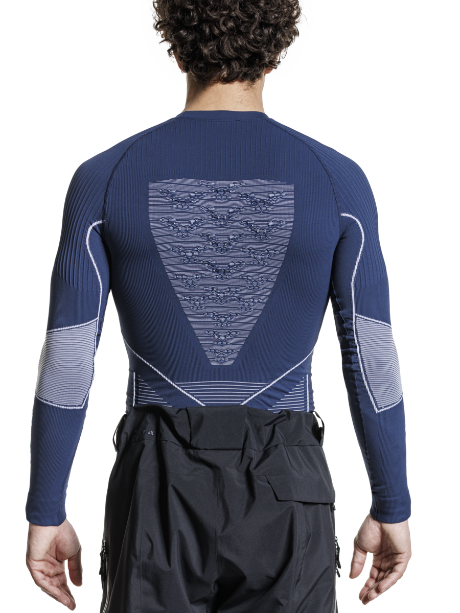 X-BIONIC ENERGY ACCUMULATOR 4.0 SHIRT LG SL MEN - Marine Optical White - Longsleeves - 5 of 35