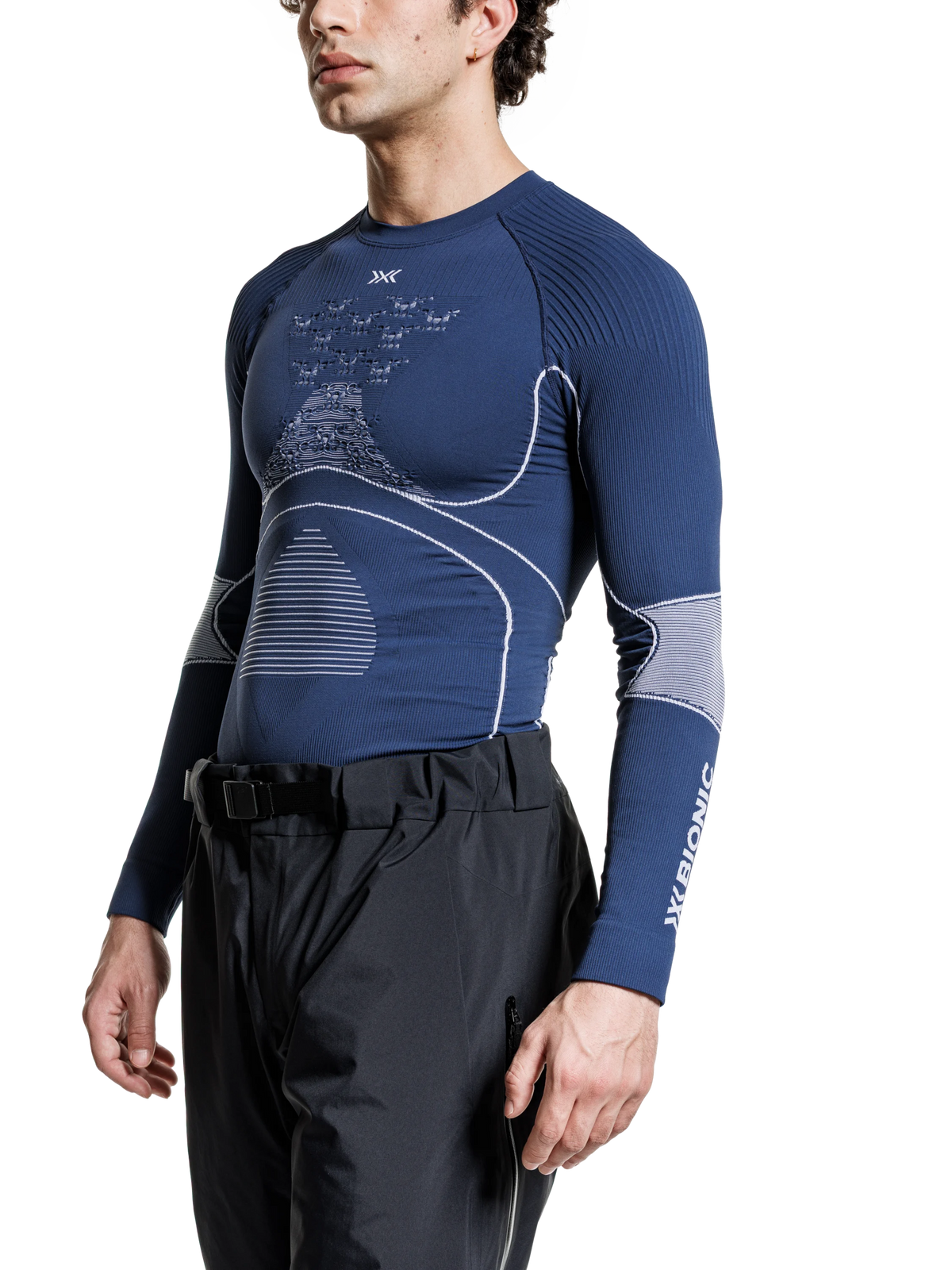X-BIONIC ENERGY ACCUMULATOR 4.0 SHIRT LG SL MEN - Marine Optical White - Longsleeves - 5 of 41