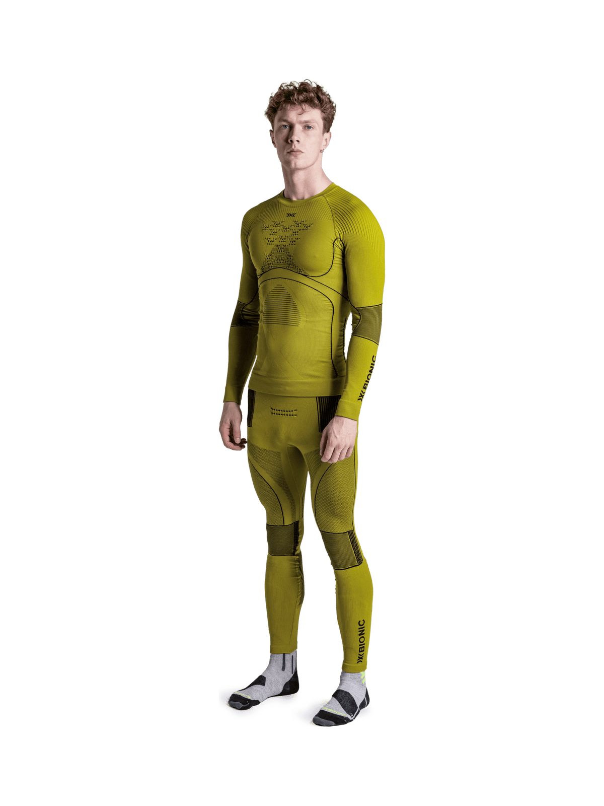 X-BIONIC ENERGY ACCUMULATOR 4.0 SHIRT LG SL MEN - Moss Green - Performance Base Layer Long Sleeve - 10 of 50
