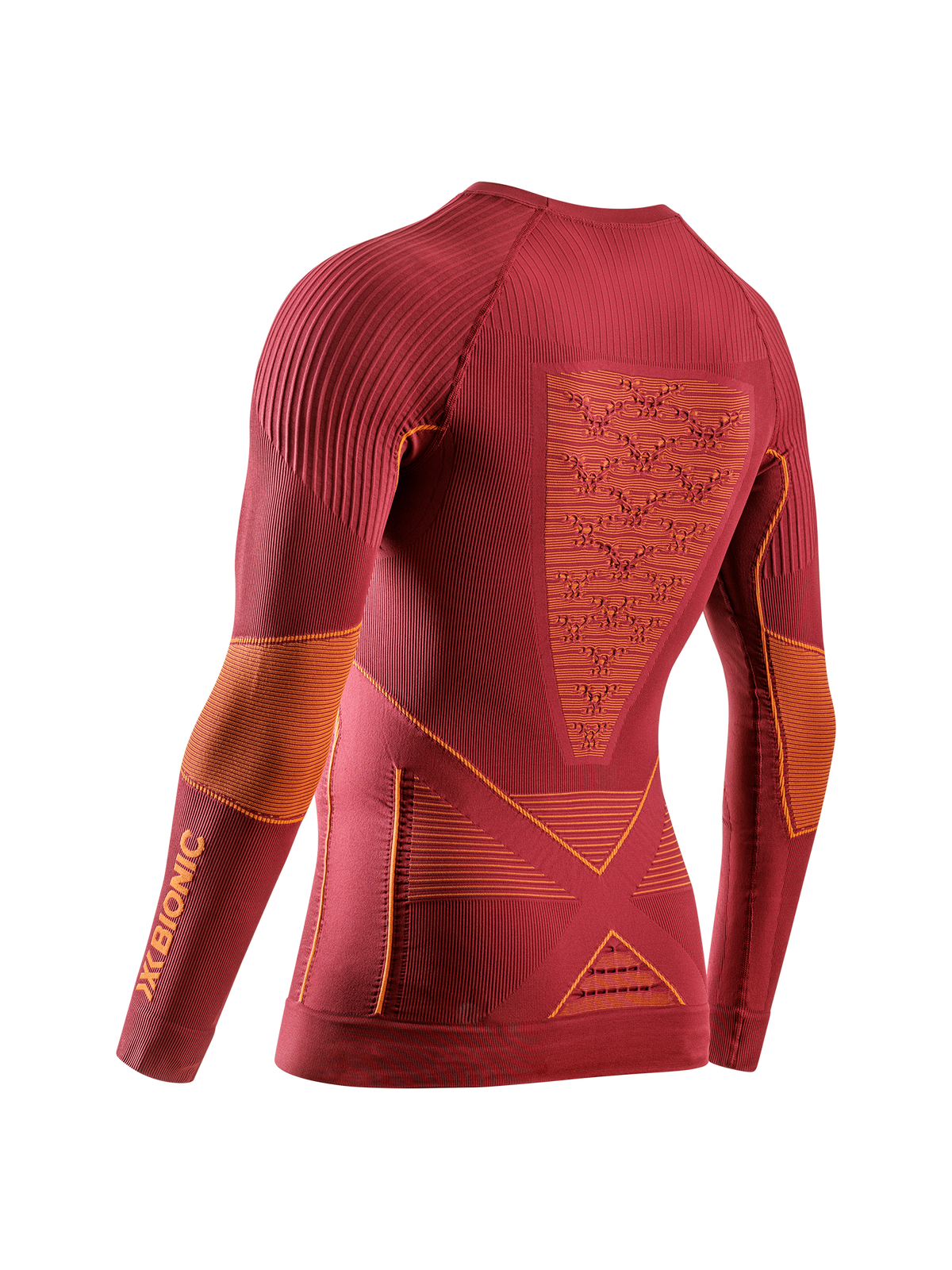 X-BIONIC ENERGY ACCUMULATOR 4.0 SHIRT LG SL MEN - Dune Red Orange - Longsleeves - 15 of 41