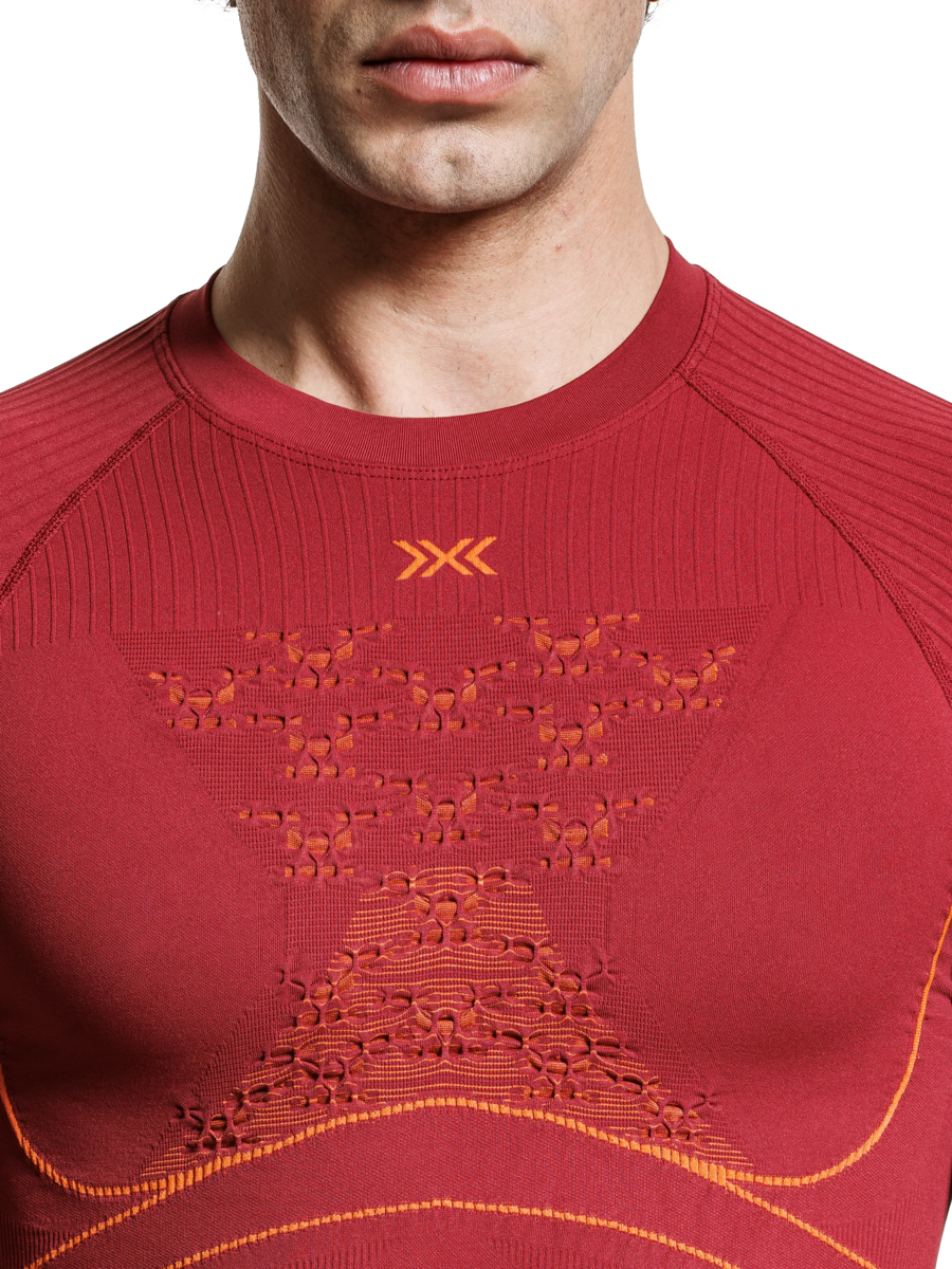 X-BIONIC ENERGY ACCUMULATOR 4.0 SHIRT LG SL MEN - Dune Red Orange - Longsleeves - 17 of 41