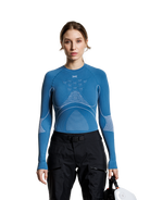 X-BIONIC ENERGY ACCUMULATOR 4.0 SHIRT LG SL WMN - Mineral Blue Arctic White - Longsleeves - 26 of 50