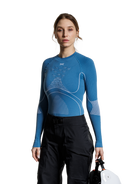 X-BIONIC ENERGY ACCUMULATOR 4.0 SHIRT LG SL WMN - Mineral Blue Arctic White - Longsleeves - 32 of 50