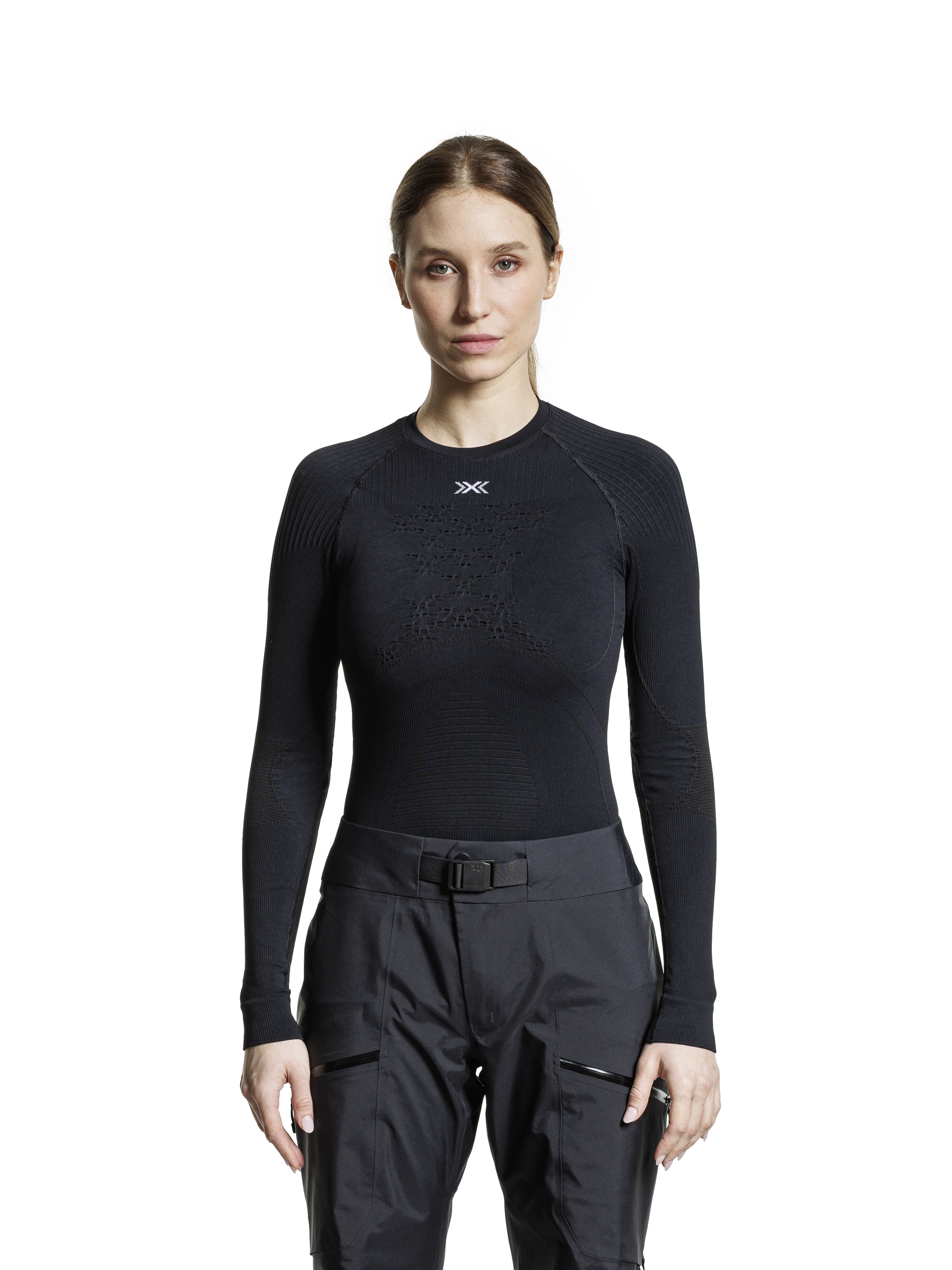 X-BIONIC ENERGY ACCUMULATOR 4.0 SHIRT LG SL WMN - Opal Black Arctic White - Longsleeves - 3 of 50