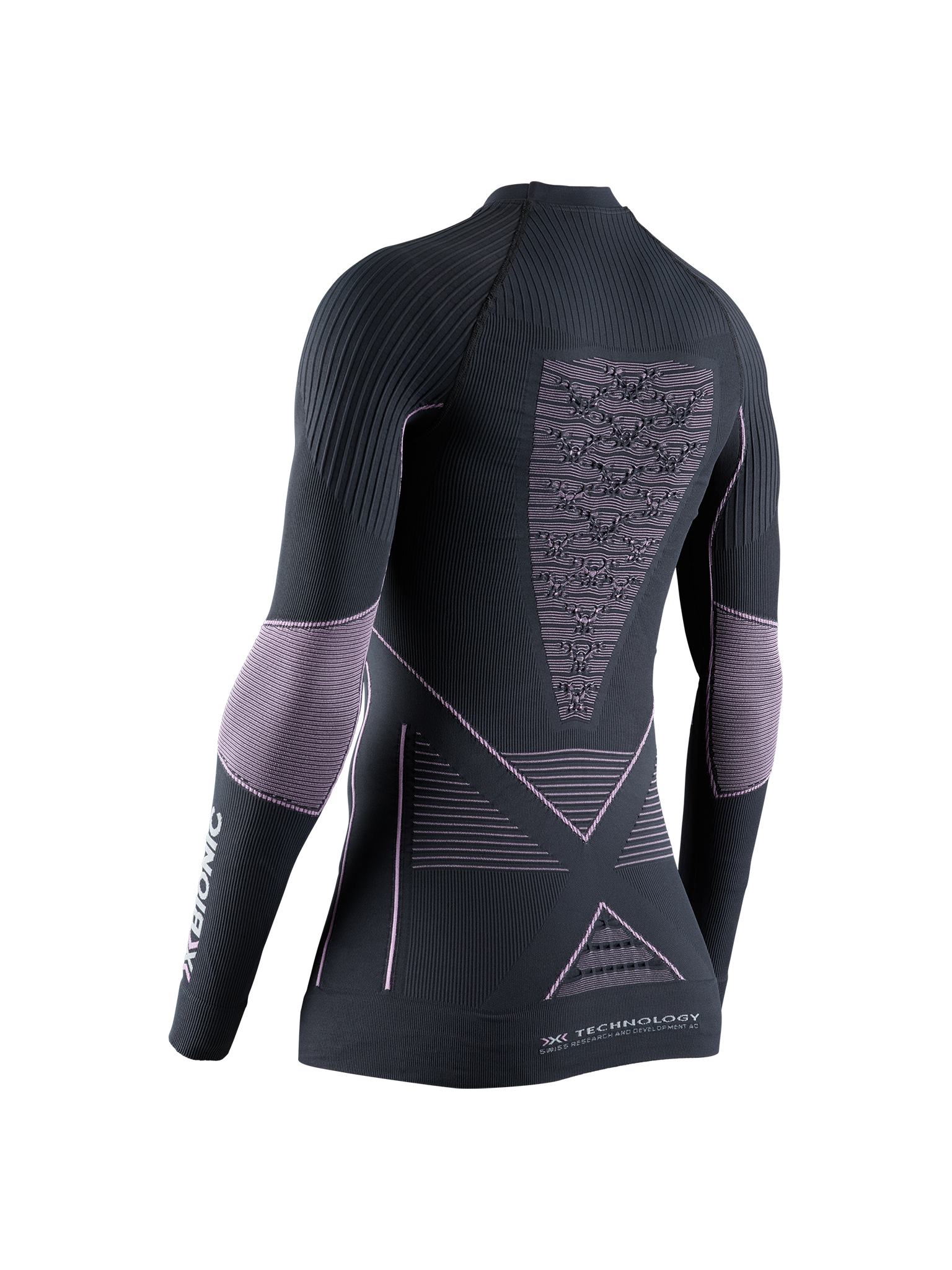 X-BIONIC ENERGY ACCUMULATOR 4.0 SHIRT LG SL WMN - Charcoal Magnolia - Longsleeves - 10 of 50