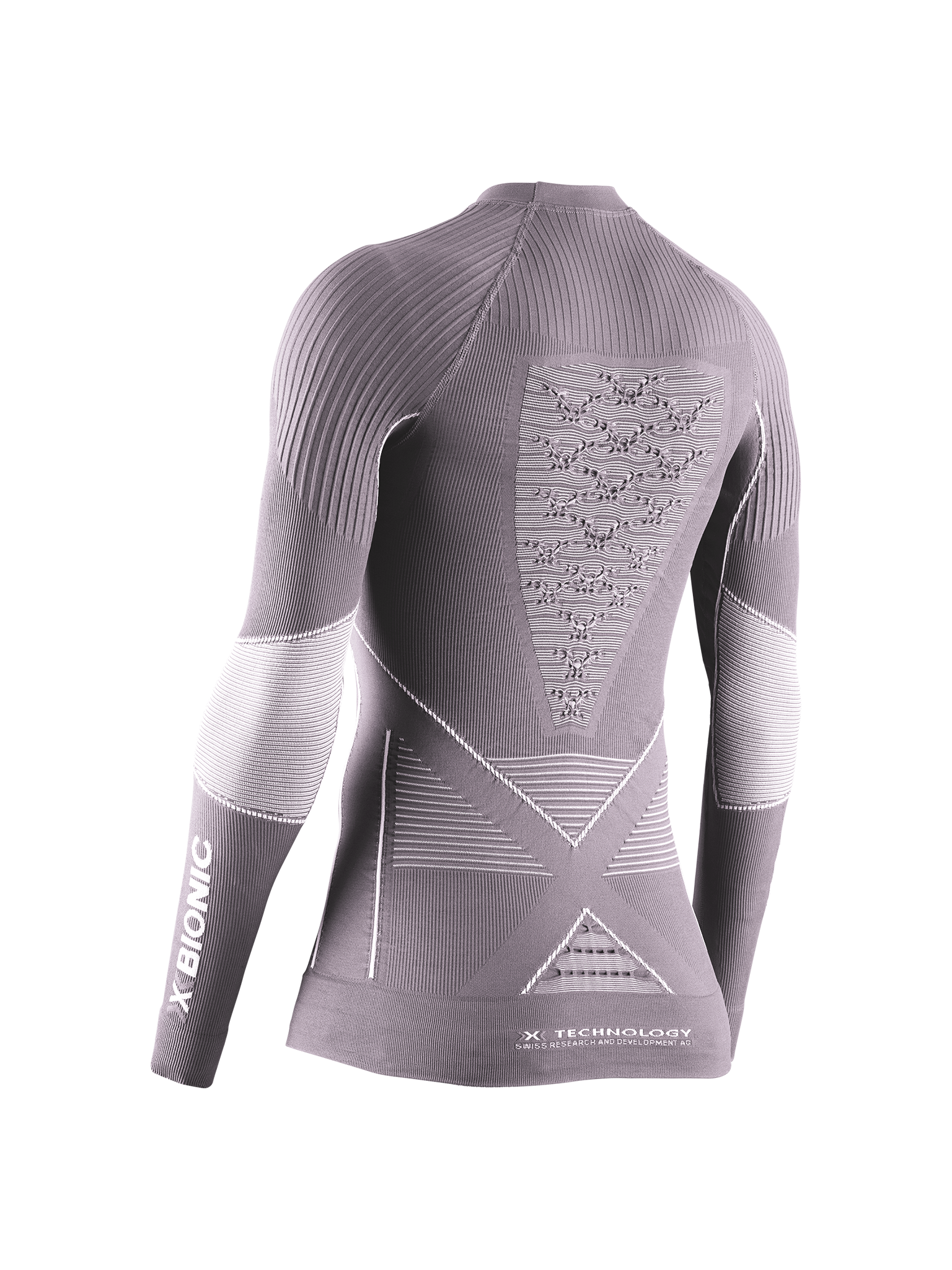 X-BIONIC ENERGY ACCUMULATOR 4.0 SHIRT LG SL WMN - Dusty Lavender Arctic White - Longsleeves - 35 of 50