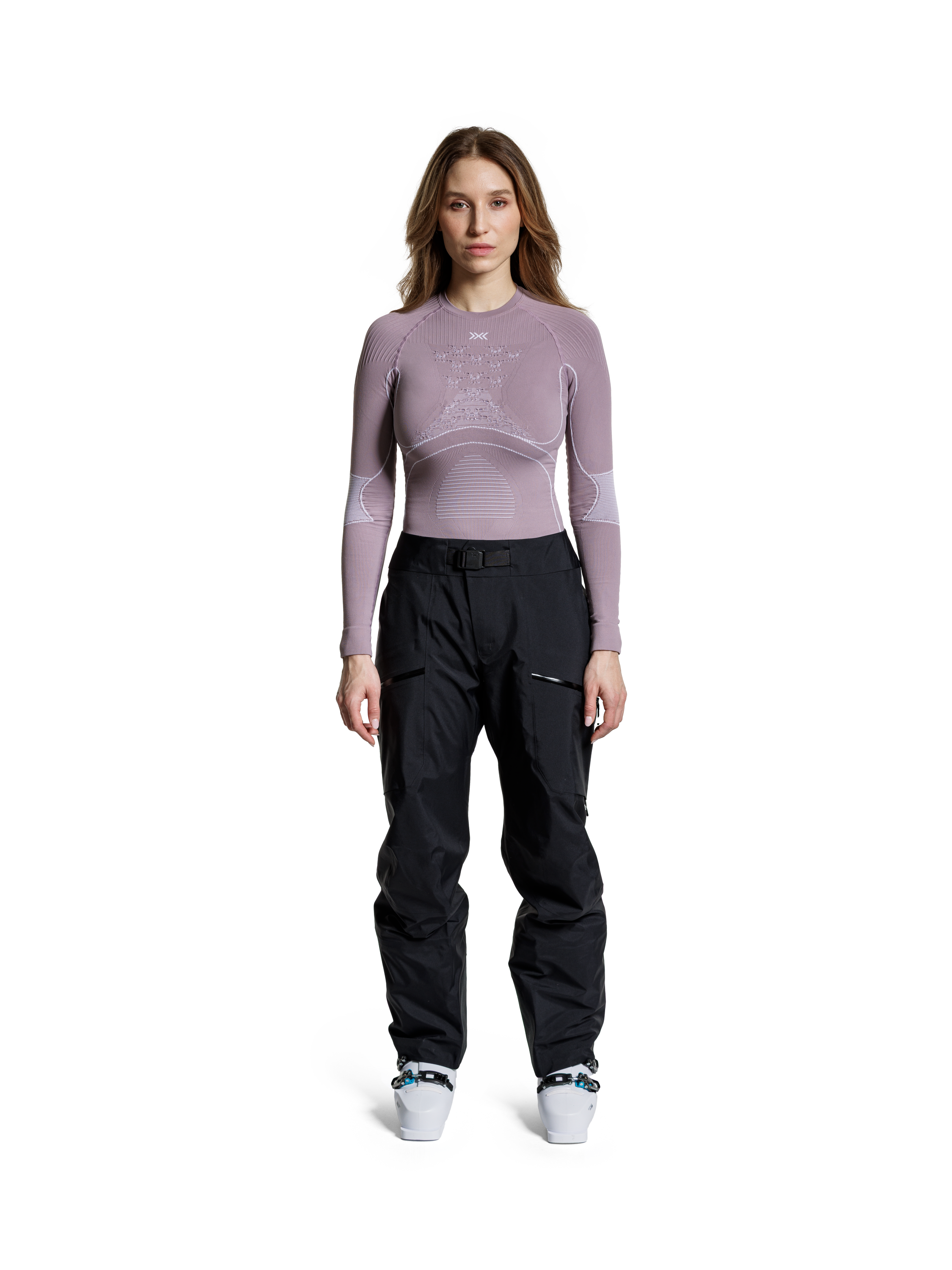 X-BIONIC ENERGY ACCUMULATOR 4.0 SHIRT LG SL WMN - Dusty Lavender Arctic White - Longsleeves - 40 of 50
