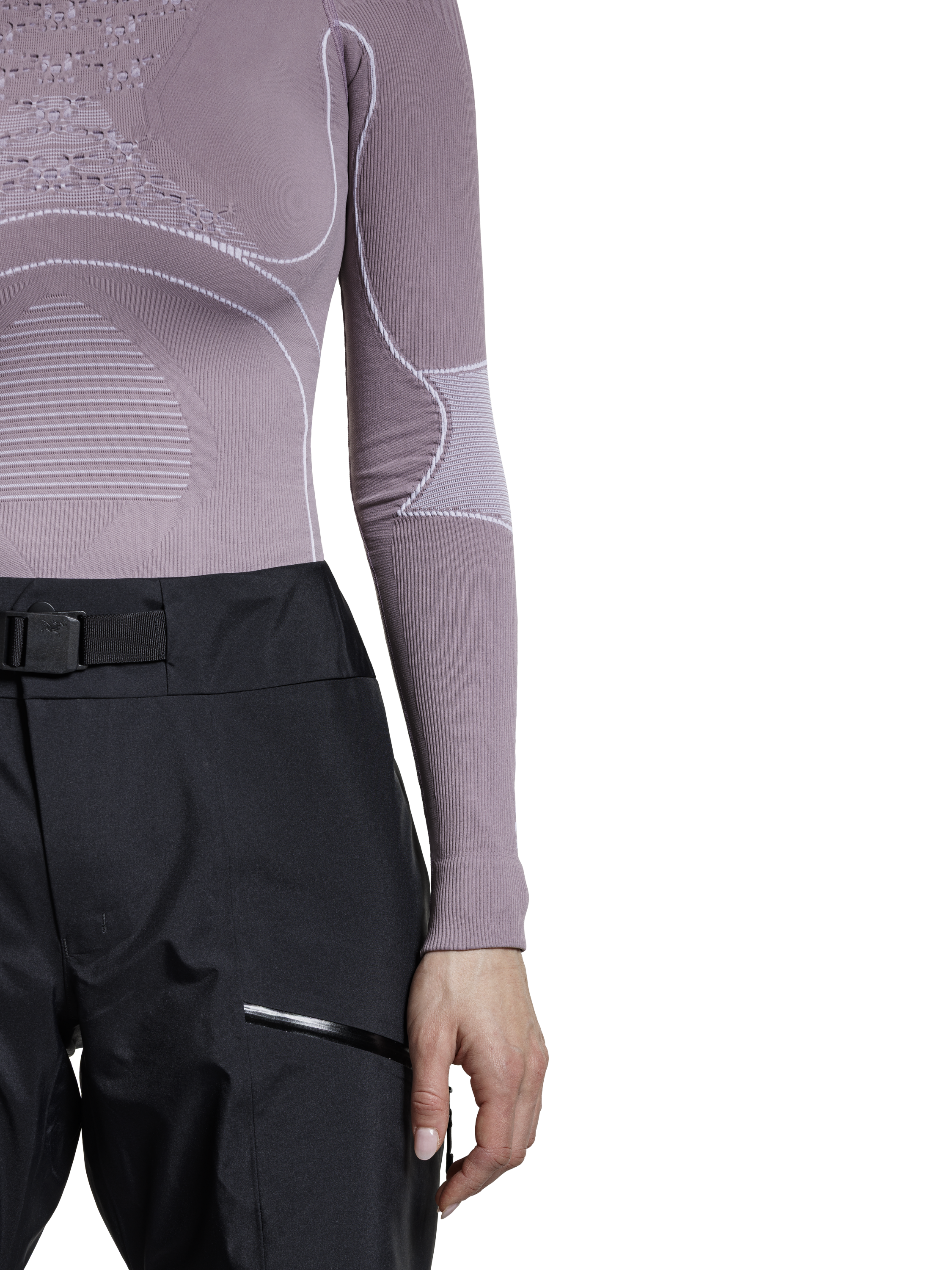X-BIONIC ENERGY ACCUMULATOR 4.0 SHIRT LG SL WMN - Dusty Lavender Arctic White - Longsleeves - 41 of 50