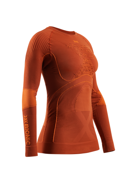 X-BIONIC ENERGY ACCUMULATOR 4.0 SHIRT LG SL WMN - Clay Orange - Longsleeves - 46 of 50