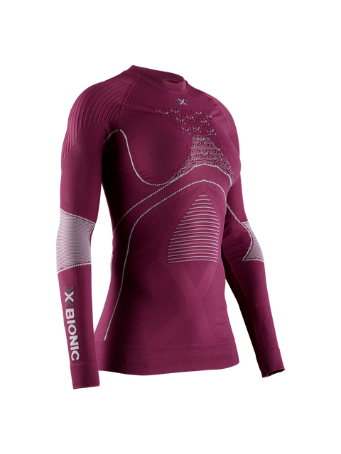 X-BIONIC ENERGY ACCUMULATOR 4.0 SHIRT LG SL WMN - Plum Pearl Grey - Longsleeves - 20 of 50