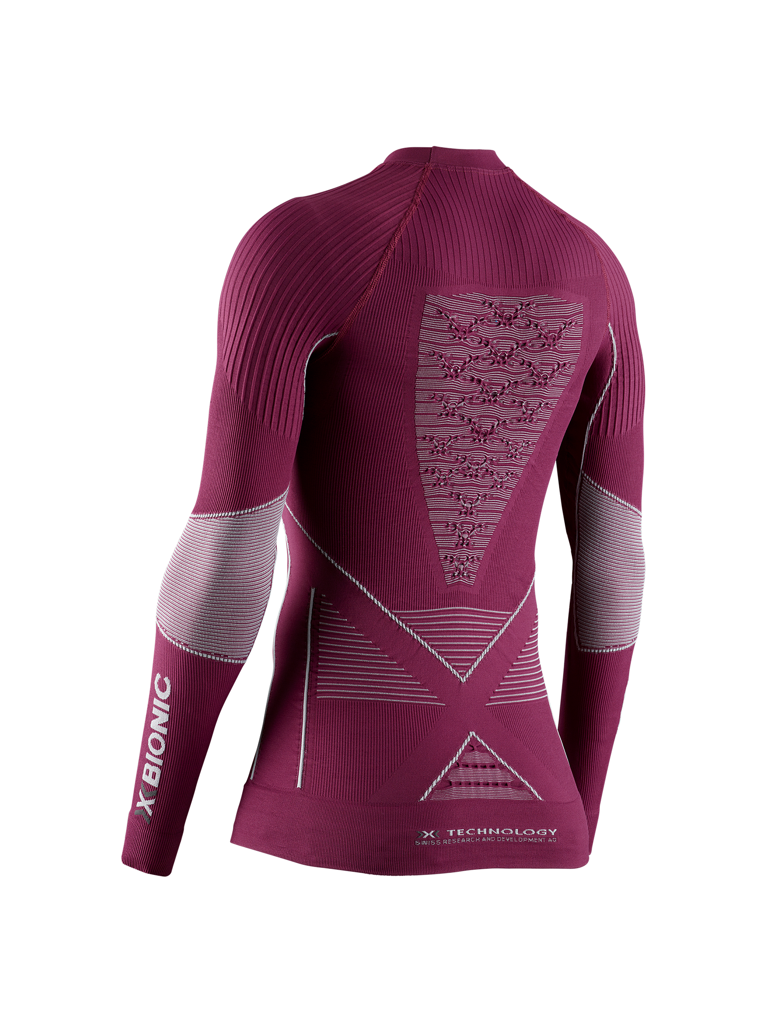 X-BIONIC ENERGY ACCUMULATOR 4.0 SHIRT LG SL WMN - Plum Pearl Grey - Longsleeves - 21 of 50
