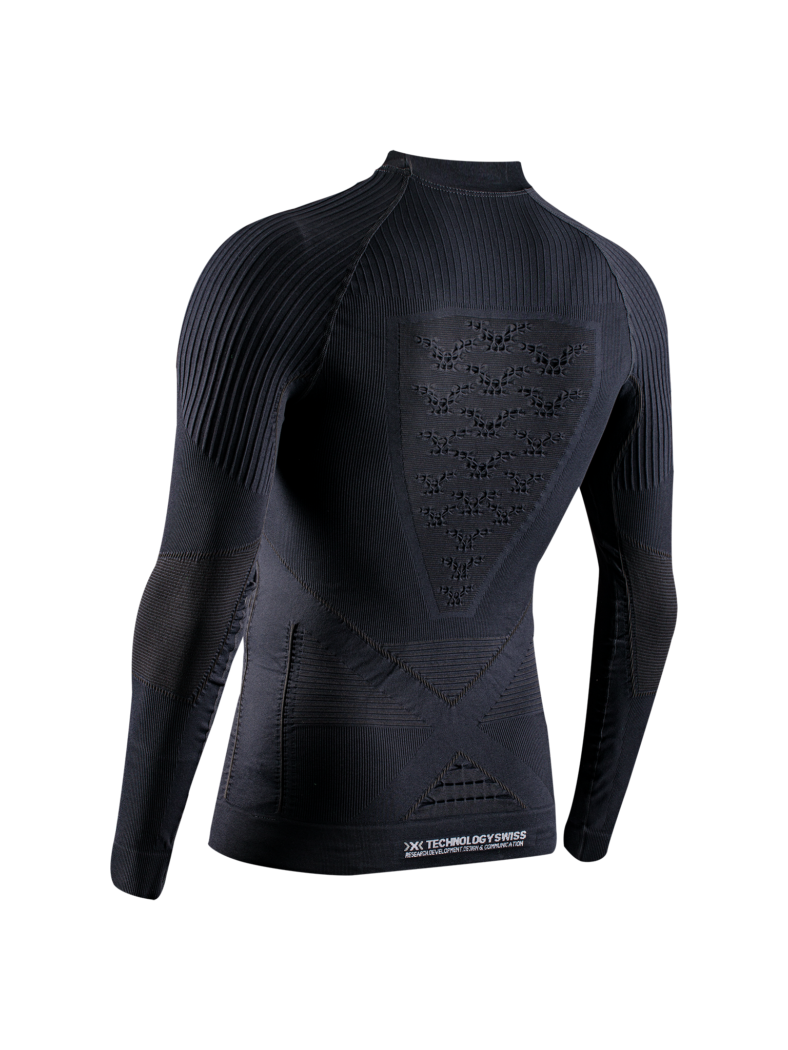 X-BIONIC ENERGY ACCUMULATOR 4.0 SHIRT TURTLE NECK LG SL MEN - Opal Black Arctic White - Turtle Necks - 2 of 6