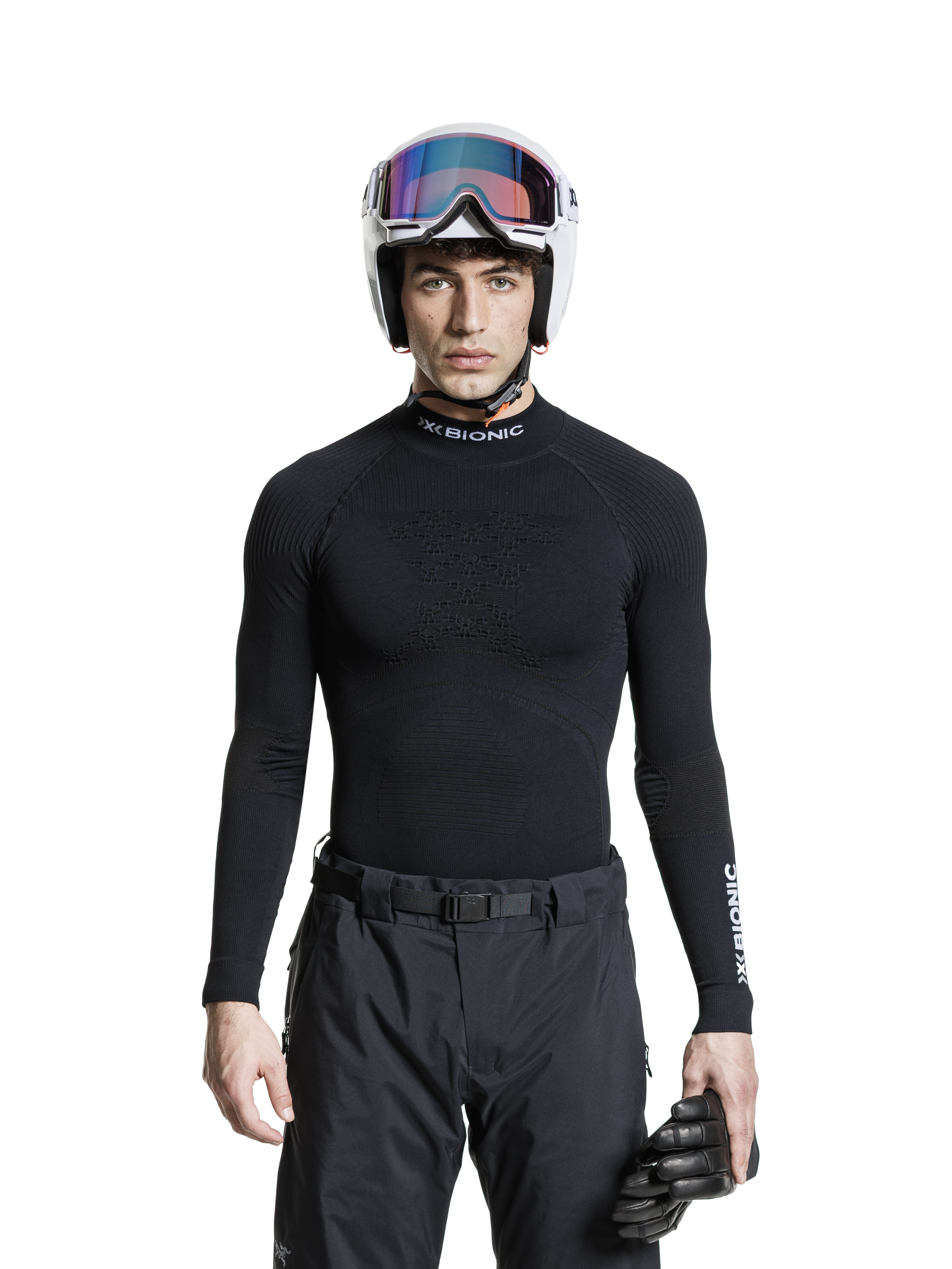 X-BIONIC ENERGY ACCUMULATOR 4.0 SHIRT TURTLE NECK LG SL MEN - Opal Black Arctic White - Turtle Necks - 6 of 6
