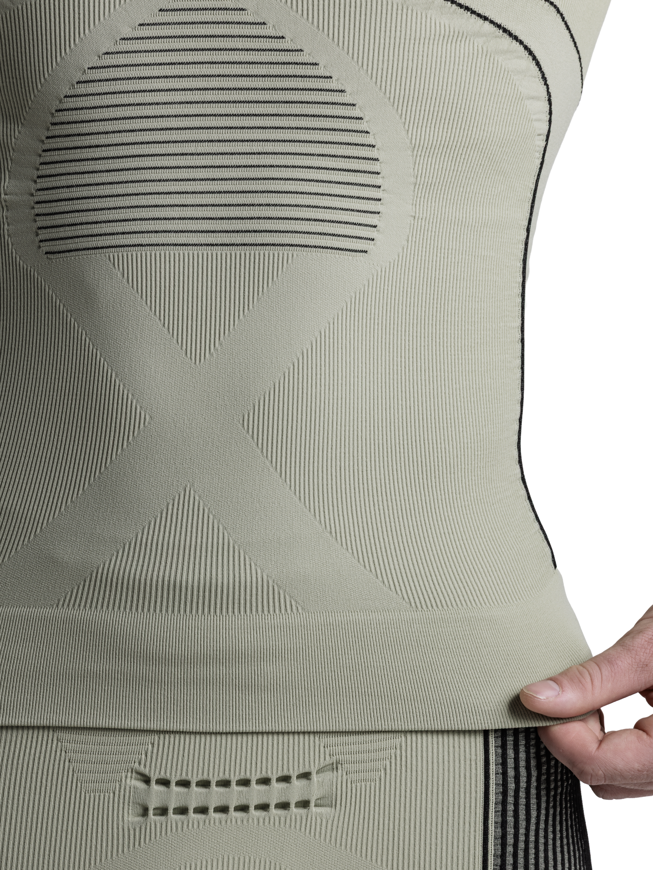 X-BIONIC ENERGY ACCUMULATOR 4.0 SHIRT TURTLE NECK LS - Tea Grey Black - Turtle Necks - 10 of 14