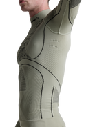 X-BIONIC ENERGY ACCUMULATOR 4.0 SHIRT TURTLE NECK LS - Tea Grey Black - Turtle Necks - 11 of 14