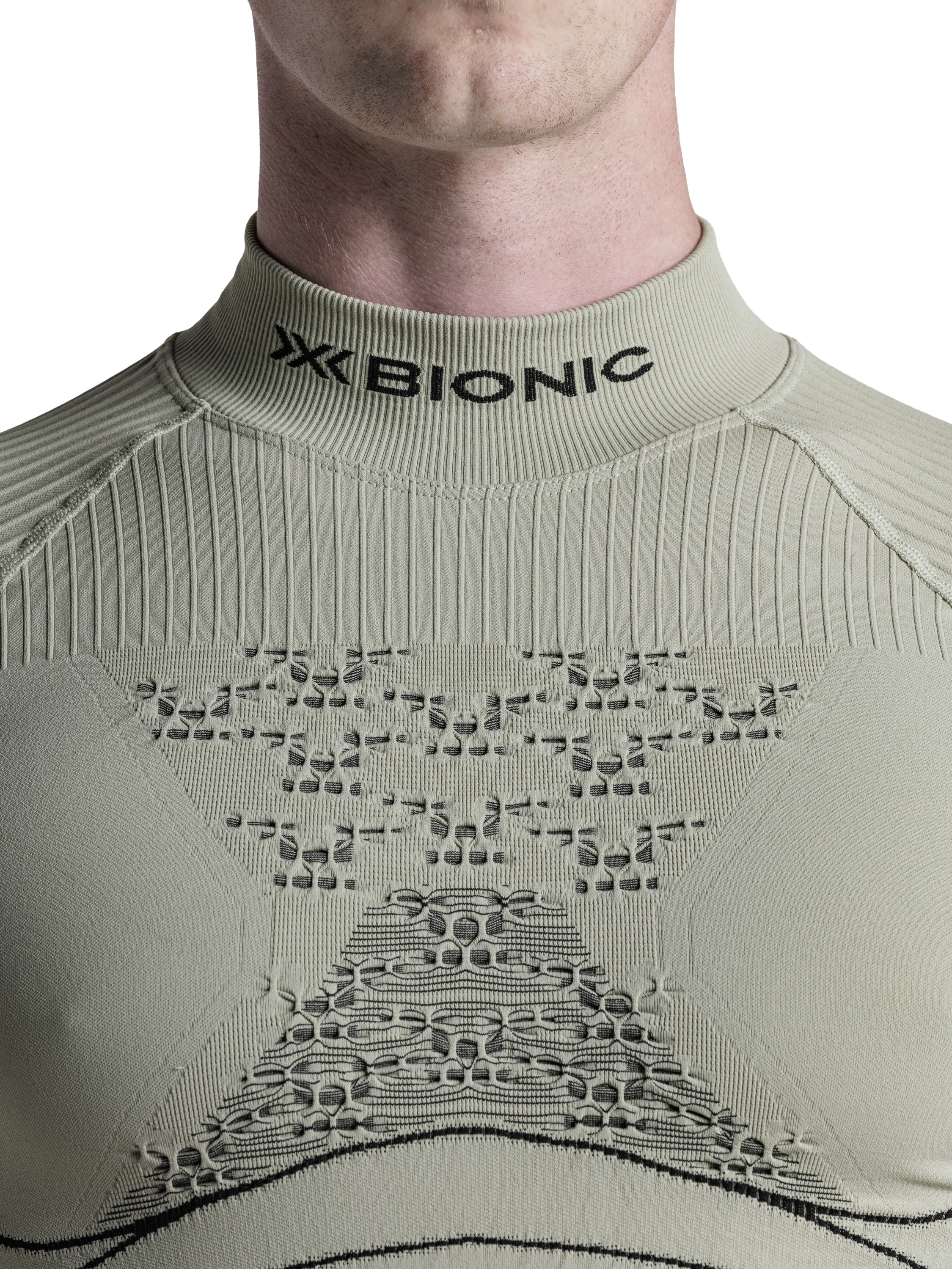 X-BIONIC ENERGY ACCUMULATOR 4.0 SHIRT TURTLE NECK LS - Tea Grey Black - Turtle Necks - 12 of 14