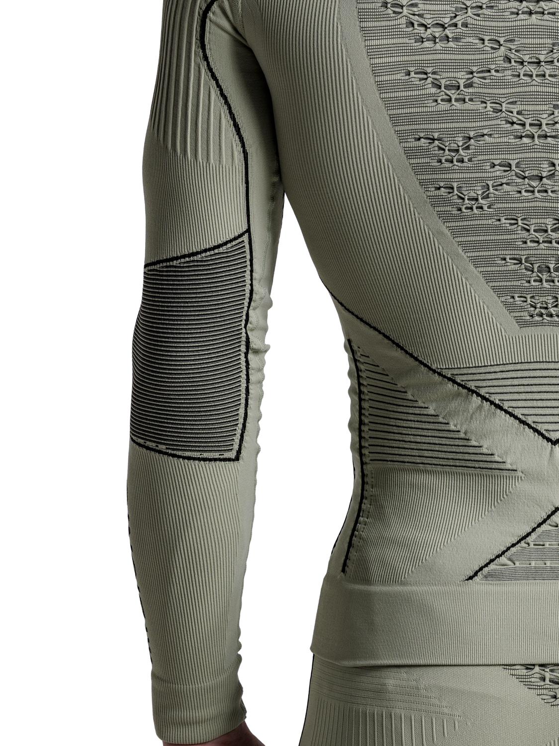 X-BIONIC ENERGY ACCUMULATOR 4.0 SHIRT TURTLE NECK LS - Tea Grey Black - Turtle Necks - 13 of 14