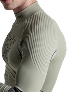 X-BIONIC ENERGY ACCUMULATOR 4.0 SHIRT TURTLE NECK LS - Tea Grey Black - Turtle Necks - 14 of 14