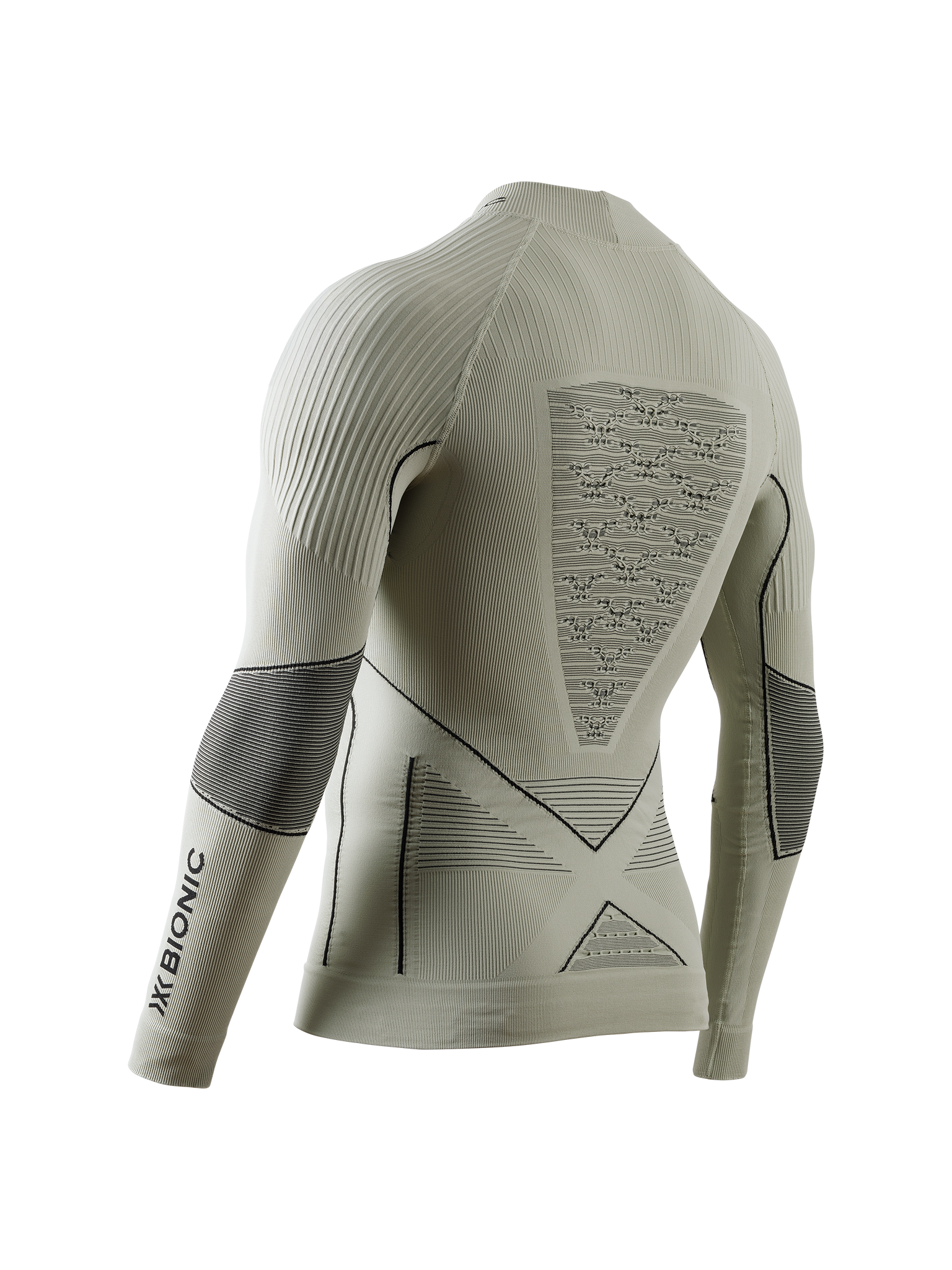 X-BIONIC ENERGY ACCUMULATOR 4.0 SHIRT TURTLE NECK LS - Tea Grey Black - Turtle Necks - 2 of 14