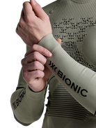 X-BIONIC ENERGY ACCUMULATOR 4.0 SHIRT TURTLE NECK LS - Tea Grey Black - Turtle Necks - 7 of 14
