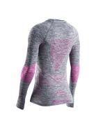 X-BIONIC ENERGY ACCUMULATOR 4.0 MELANGE SHIRT LG SL WMN - Grey Melange Pink - Longsleeves - 2 of 2