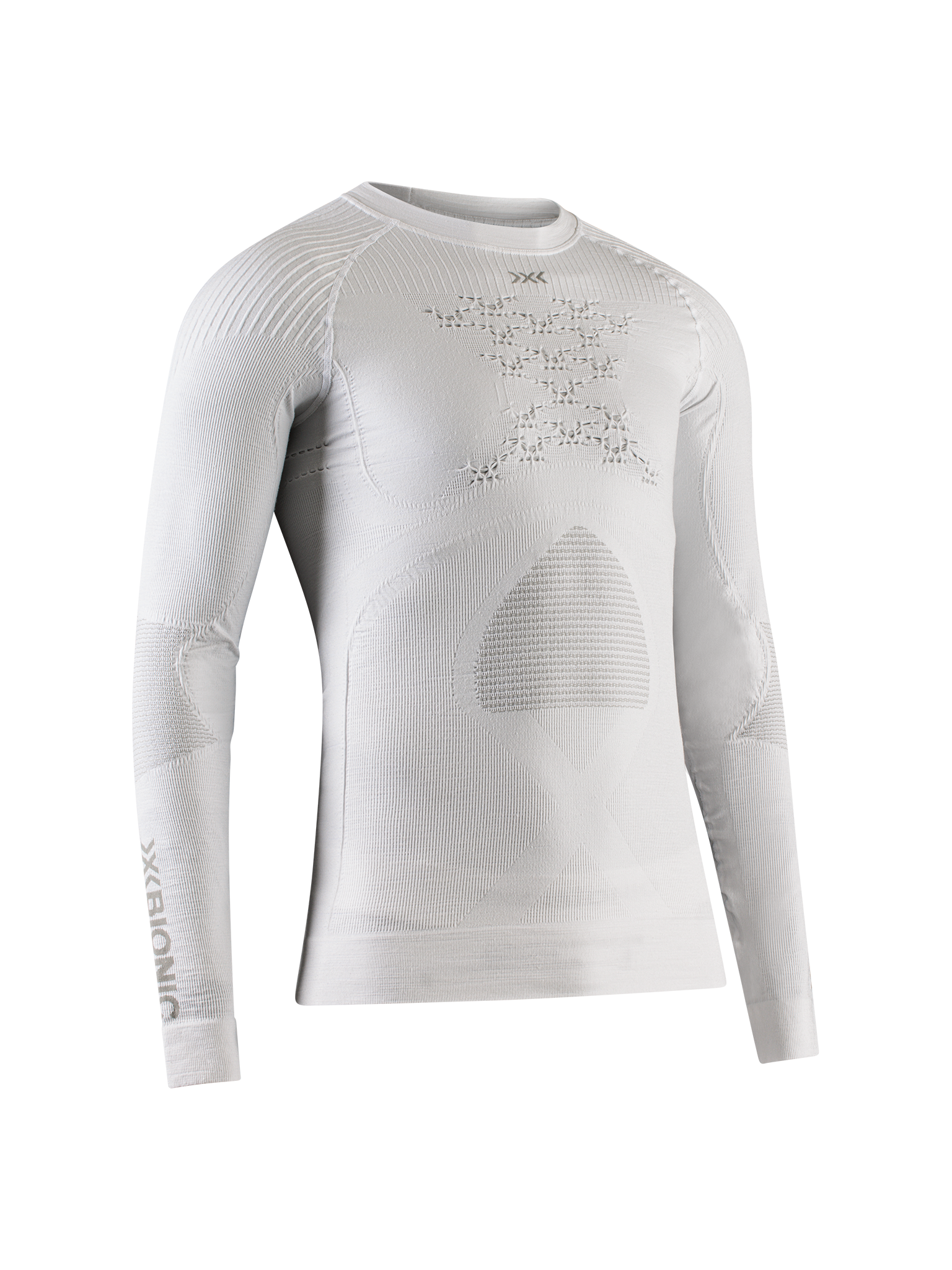 X-BIONIC ENERGY ACCUMULATOR 4.0 ARMADILLO SHIRT LG SL - Arctic White Pearl Grey - Longsleeves - 1 of 6