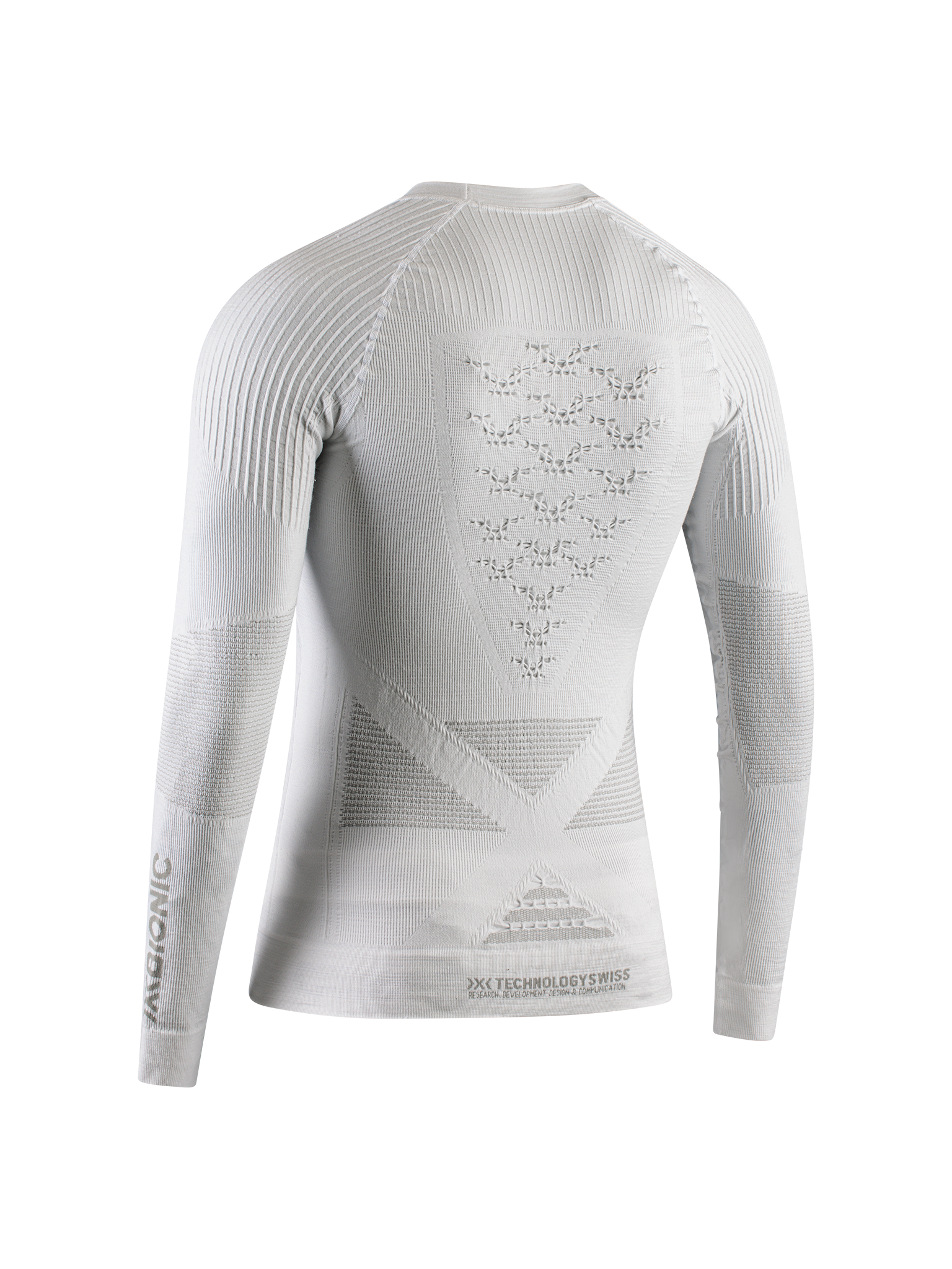 X-BIONIC ENERGY ACCUMULATOR 4.0 ARMADILLO SHIRT LG SL - Arctic White Pearl Grey - Longsleeves - 2 of 6