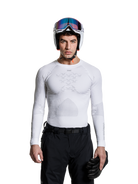 X-BIONIC ENERGY ACCUMULATOR 4.0 ARMADILLO SHIRT LG SL - Arctic White Pearl Grey - Longsleeves - 6 of 6