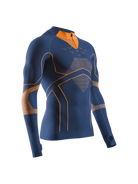 X-BIONIC ENERGY ACCUMULATOR LIGHT SHIRT LS 1/2 ZIP MEN - Marine Orange - Longsleeves - 1 of 14
