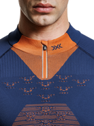 X-BIONIC ENERGY ACCUMULATOR LIGHT SHIRT LS 1/2 ZIP MEN - Marine Orange - Longsleeves - 3 of 14