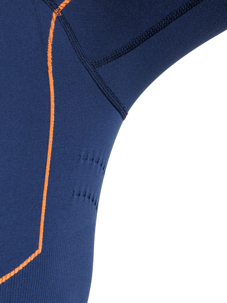 X-BIONIC ENERGY ACCUMULATOR LIGHT SHIRT LS 1/2 ZIP MEN - Marine Orange - Longsleeves - 5 of 14