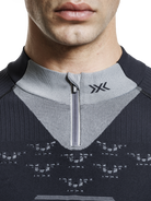 X-BIONIC ENERGY ACCUMULATOR LIGHT SHIRT LS 1/2 ZIP MEN - X Black Light Grey - Longsleeves - 10 of 14