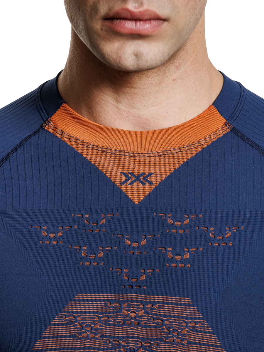 X-BIONIC ENERGY ACCUMULATOR LIGHT SHIRT LS MEN - Marine Orange - Longsleeves - 4 of 12