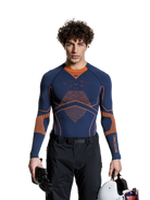 X-BIONIC ENERGY ACCUMULATOR LIGHT SHIRT LS MEN - Marine Orange - Longsleeves - 5 of 12