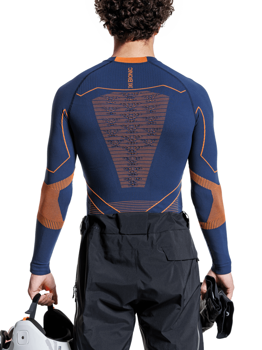 X-BIONIC ENERGY ACCUMULATOR LIGHT SHIRT LS MEN - Marine Orange - Longsleeves - 7 of 12