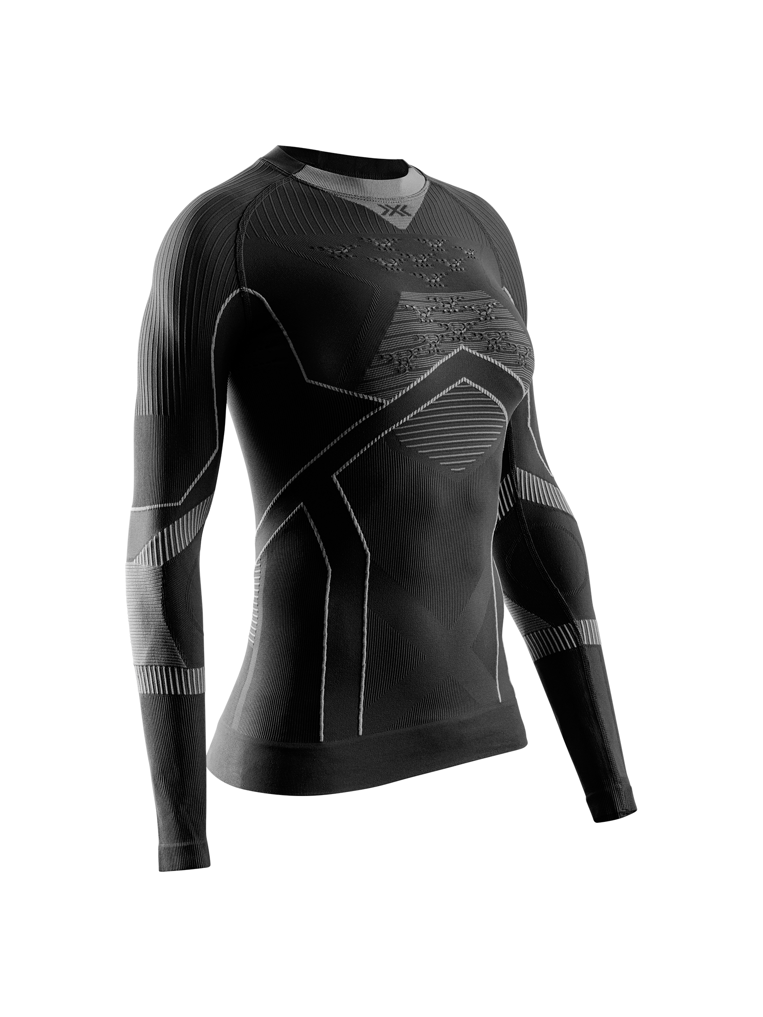 X-BIONIC ENERGY ACCUMULATOR LIGHT SHIRT LS WMN - X Black Light Grey - Longsleeves - 7 of 9