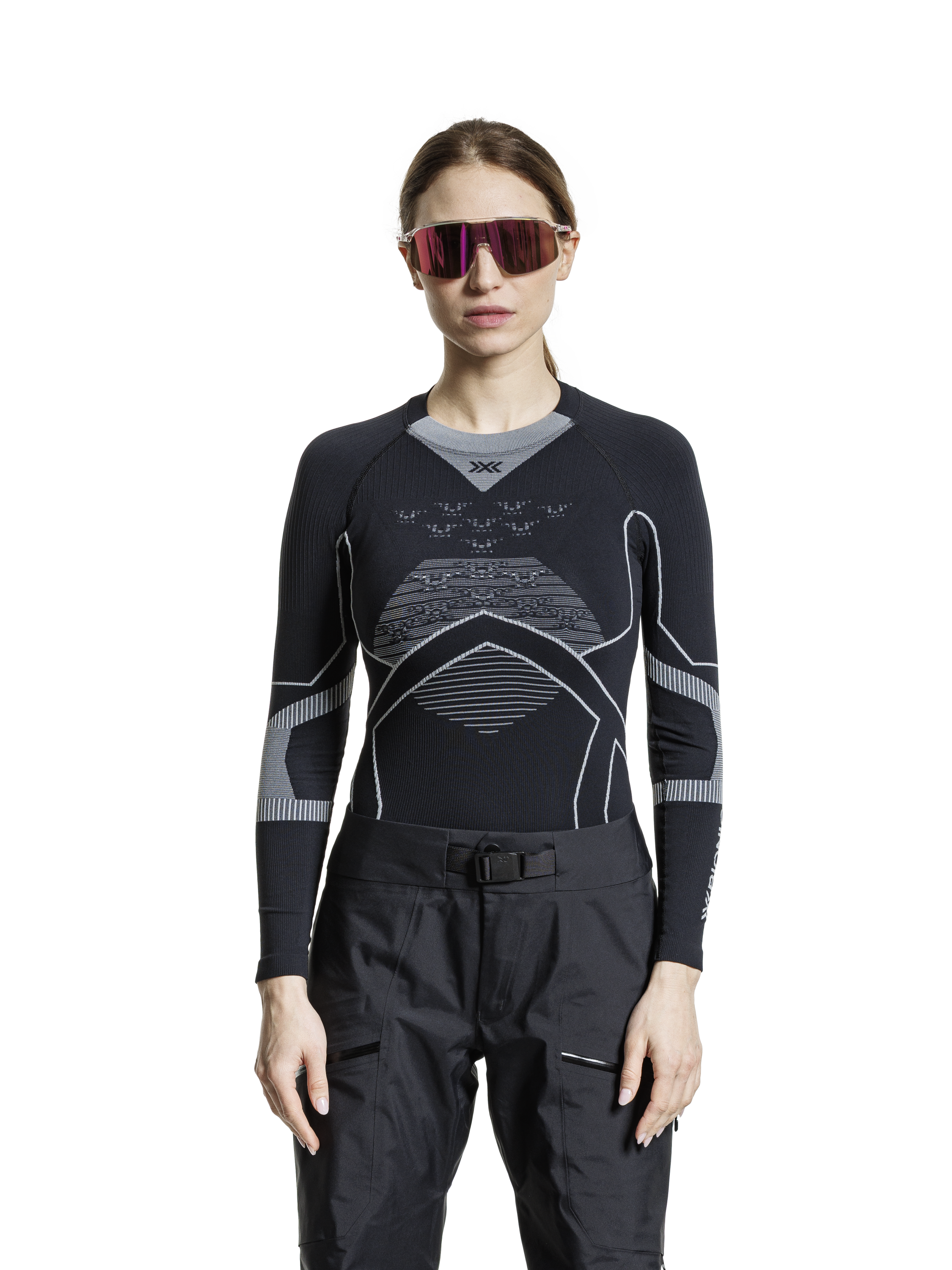 X-BIONIC ENERGY ACCUMULATOR LIGHT SHIRT LS WMN - X Black Light Grey - Longsleeves - 9 of 9
