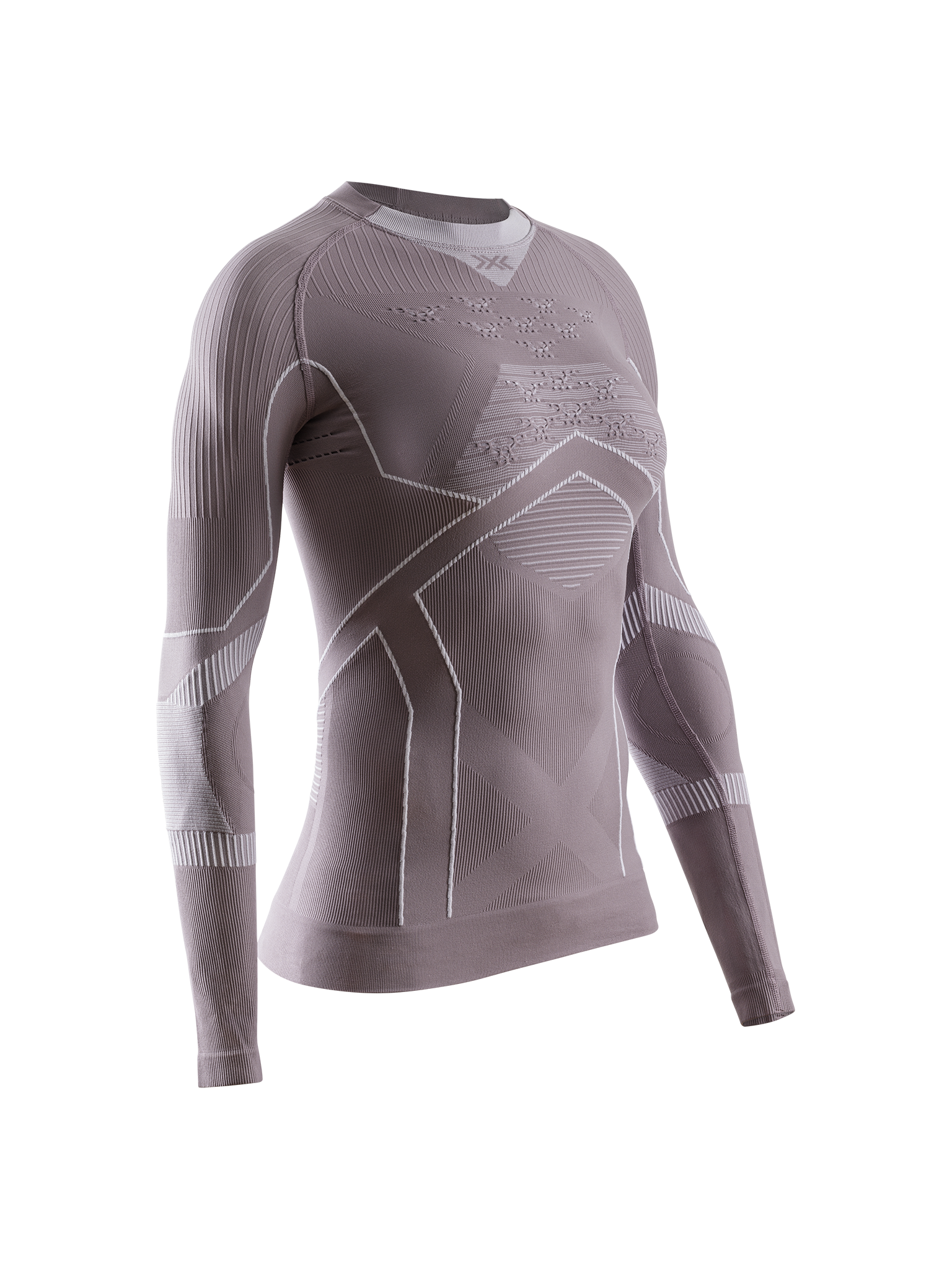 X-BIONIC ENERGY ACCUMULATOR LIGHT SHIRT LS WMN - Dusty Lavender Arctic White - Longsleeves - 4 of 9