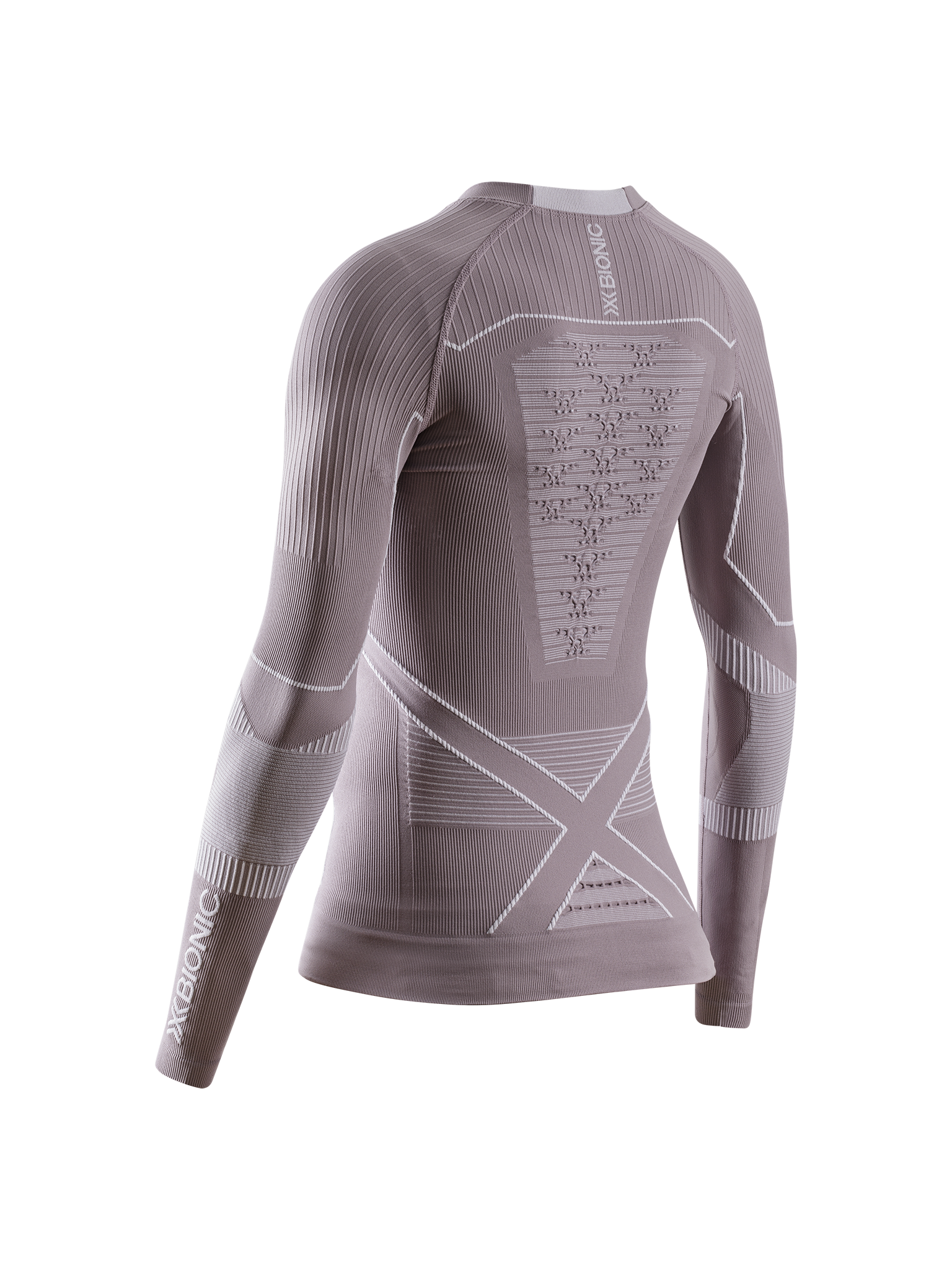 X-BIONIC ENERGY ACCUMULATOR LIGHT SHIRT LS WMN - Dusty Lavender Arctic White - Longsleeves - 5 of 9