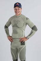 X-BIONIC ENERGY ACCUMULATOR 4.0 SHIRT TURTLE NECK LG SL MEN - MARCO ODERMATT SIGNATURE EDITION - Tea Grey Black - Turtle Necks - 10 of 10