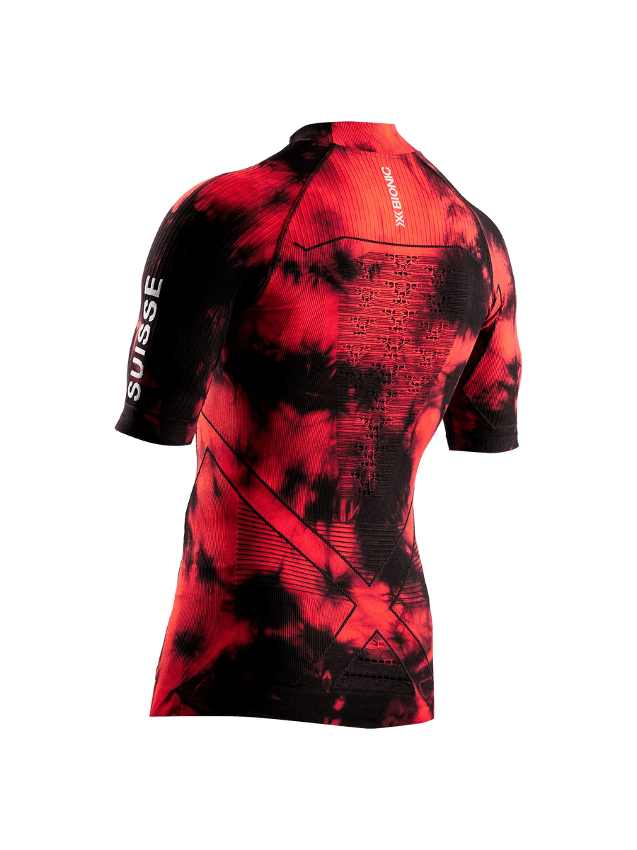 X-BIONIC ENERGY ACCUMULATOR LIGHT TURTLE NECK SS Swiss - Tiedye X Black Red - Turtle Necks - 2 of 2