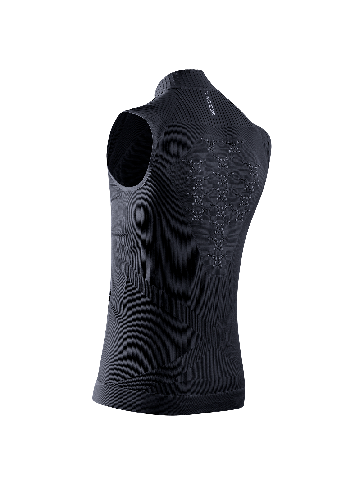 X-BIONIC ENERGY ACCUMULATOR LIGHT FULL ZIP VEST MEN - X Black Light Grey - Vests - 2 of 2