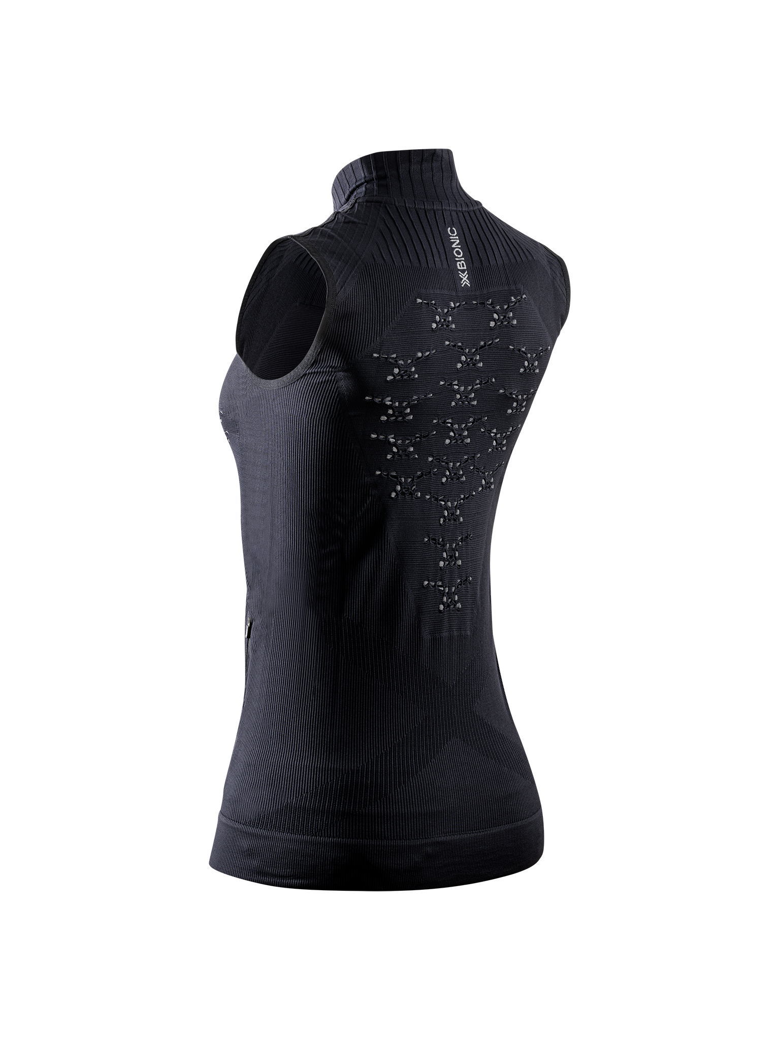 X-BIONIC ENERGY ACCUMULATOR LIGHT FULL ZIP VEST WMN - X Black Light Grey - Vests - 2 of 6