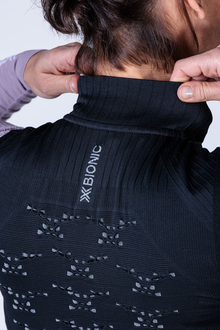 X-BIONIC ENERGY ACCUMULATOR LIGHT FULL ZIP VEST WMN - X Black Light Grey - Vests - 5 of 6