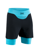 X-BIONIC EFFEKTOR 4D RUNNING STREAMLITE SHORTS WMN - Black Effektor Turquoise - Hybrid Shorts - 3 of 4