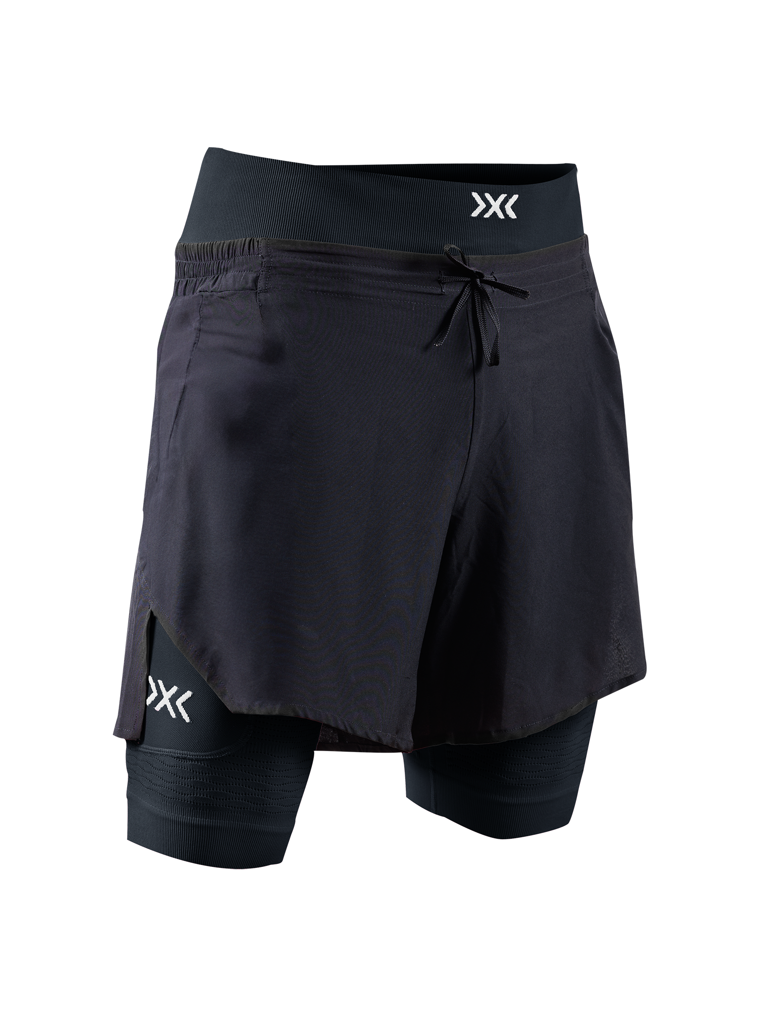 X-BIONIC EFFEKTOR 2IN1 SHORTS MEN - X Black X Black - Hybrid Shorts - 6 of 8
