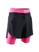 X-BIONIC EFFEKTOR 2IN1 SHORTS MEN - X Black Neo Pink - Hybrid Shorts - 1 of 8
