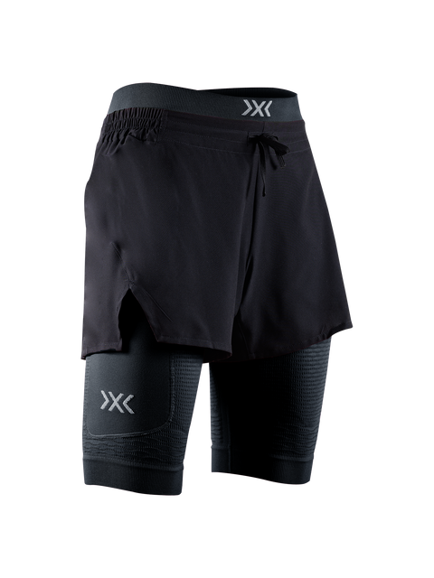 X-BIONIC EFFEKTOR 2IN1 SHORTS WMN - X Black X Black - Hybrid Shorts - 9 of 17