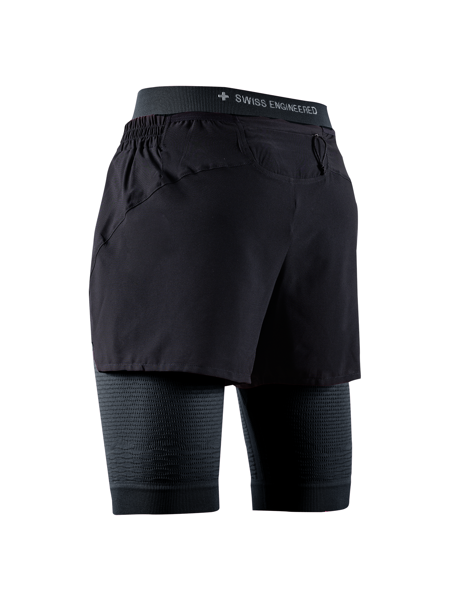 X-BIONIC EFFEKTOR 2IN1 SHORTS WMN - X Black X Black - Hybrid Shorts - 7 of 8